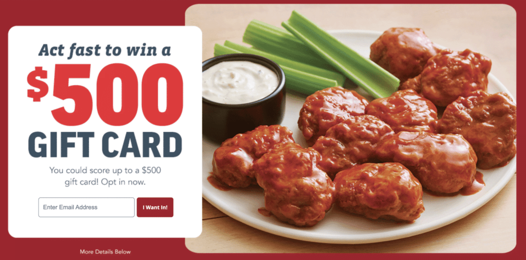 Applebee’s $500 Quikly Giveaway ( Everyone Wins Something)